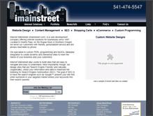 Tablet Screenshot of imainstreet.com